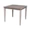 International Concepts Square Solid Wood Top Table, Dining Height, Washed Gray Taupe, 36 W, 36 L, 30 in H, Wood K09-3636-30S - alternate 7